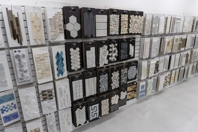 Mosaic tile samples